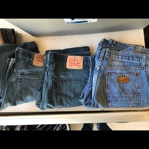 Levi’s and wrangler
